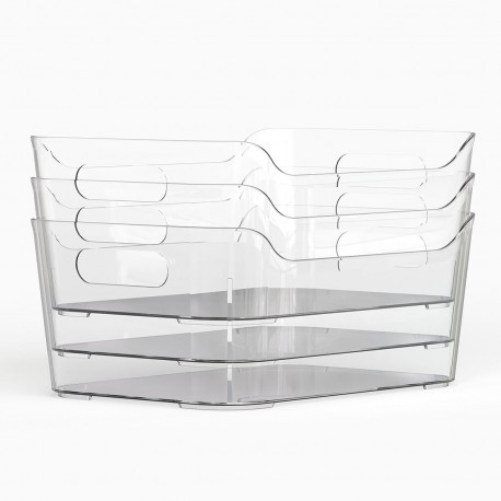 Organizador de plástico Trendy Loft™ apilable de 22.6 cm