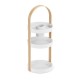 Organizador para cosméticos Zense™ Bellwood color blanco