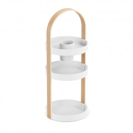 Organizador para cosméticos Zense™ Bellwood color blanco