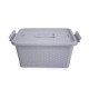 Caja extragrande de plástico Kennedy Home® color gris