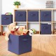 Caja organizadora de tela Link Life™ de 30 cm, color azul