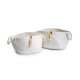 Canastas de fibra tejida Noritex™ 2 piezas, color beige