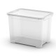 Caja de plástico Kis™ de 47 L transparente