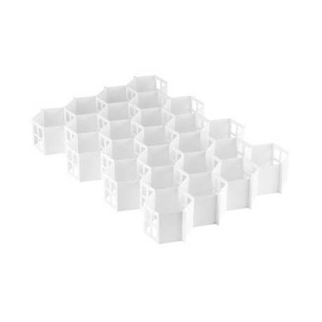 Organizador para cajón Simply Essential™ con diseño de panal color blanco