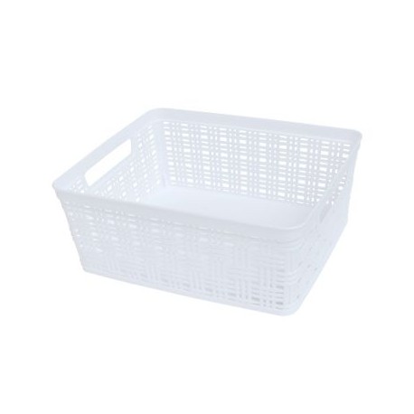 Canasta mediana  Simply Essential™ color blanco