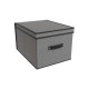Set de cajas organizadoras Namaro Design® Tokyo color gris oscuro