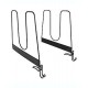 Divisores de metal para repisas Simply Essential™ altos color negro, set de 2