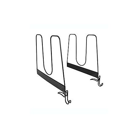 Divisores de metal para repisas Simply Essential™ altos color negro, set de 2