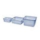 Canasta grande Simply Essential™ de plástico color azul zen