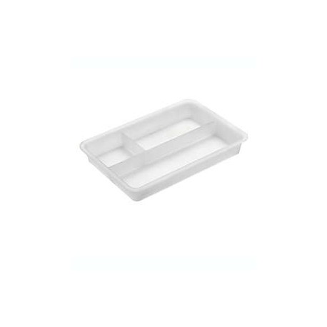 Organizador Squared Away™ para carrito color blanco