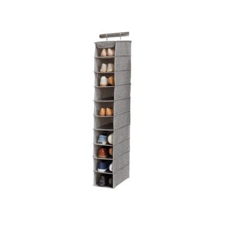 Organizador colgante Squared Away™ multiusos con 10 compartimentos color gris