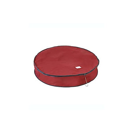 Bolsa de almacenamiento para corona navideña Squared Away™ color rojo