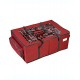 Caja para adornos navideños Squared Away™ color rojo