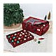 Caja para adornos navideños Squared Away™ color rojo