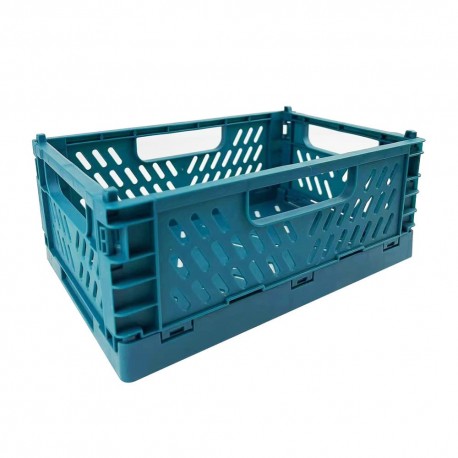 Caja plegable de plástico PK Home™ color azul