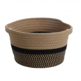 Canasta de algodón PK Home™ color negro/café