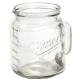 Frasco de vidrio Mason Craft & More® con diseño de tarro, 1.89 L