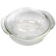 Contenedor redondo de vidrio Brang™ con tapa de 2 L